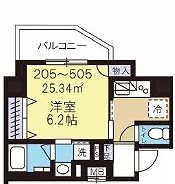 江戸川区東葛西6丁目楽器可(弦楽器・DTM)マンション 間取り