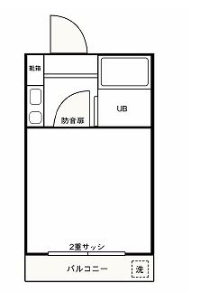 豊島区池袋2丁目楽器可(防音・ピアノ・弦・管楽器・声楽)マンション 間取り