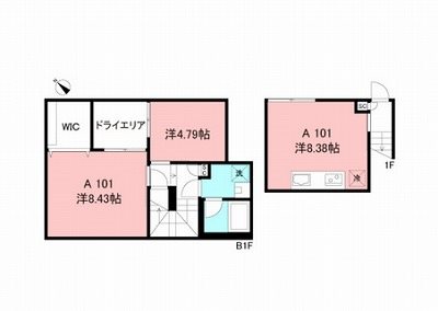 世田谷区下馬2丁目楽器可(防音・ピアノ・弦楽器)マンション 間取り