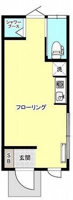調布市上石原2丁目楽器可(防音・弦・管楽器・声楽)アパート 間取り