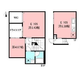 世田谷区下馬2丁目楽器可(防音・ピアノ・弦楽器)マンション 間取り