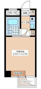 世田谷区豪徳寺1丁目楽器可(防音・グランドピアノ・弦・管楽器)マンション 間取り