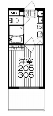 板橋区常盤台4丁目楽器可(防音・ピアノ・弦・管・打楽器・声楽)マンション 間取り