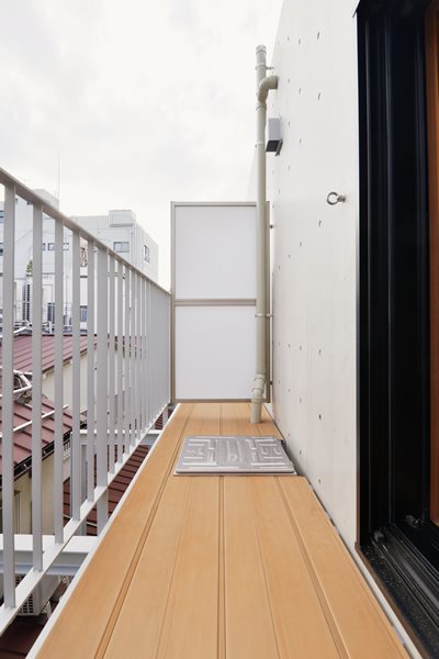 板橋区常盤台4丁目楽器可(防音・ピアノ・弦・管・打楽器・声楽)マンション ベランダ