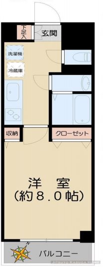 文京区小石川5丁目楽器可（ピアノ・弦管打楽器・声楽）マンション 間取り