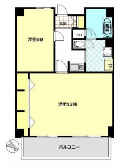 目黒区上目黒3丁目楽器可（防音・ピアノ・弦管楽器・声楽・DTM）マンション 間取り