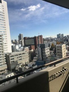 目黒区上目黒3丁目楽器可（防音・ピアノ・弦管楽器・声楽・DTM）マンション ベランダ