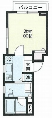 台東区池之端4丁目楽器可(防音・ピアノ・弦・管楽器・声楽)マンション 間取り