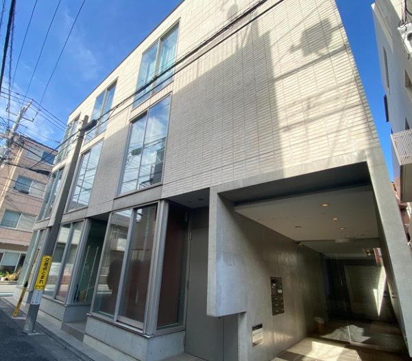目黒区五本木2丁目楽器可(防音・アップライトピアノ・弦楽器・声楽)マンション 外観