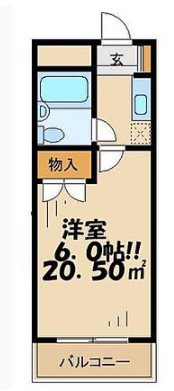 調布市仙川町3丁目楽器可(ピアノ・木管楽器・声楽)女性限定 マンション 間取り