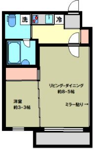 大田区西蒲田6丁目楽器可(防音・24時間演奏・ピアノ・弦・管打楽器・声楽・DTM)マンション 間取り
