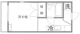 練馬区桜台1丁目楽器可（防音・ピアノ・管・弦楽器）女性限定マンション 間取り