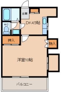 東村山市野口町1丁目楽器可(ピアノ・弦楽器)マンション 間取り