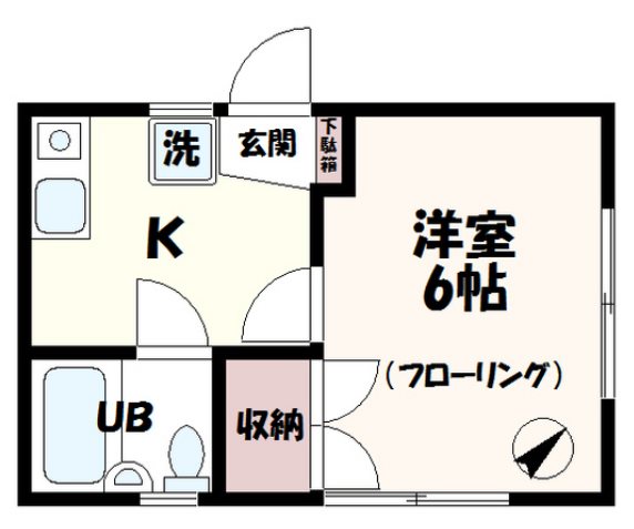 調布市若葉町3丁目楽器可（ピアノ・弦/管楽器）マンション 間取り
