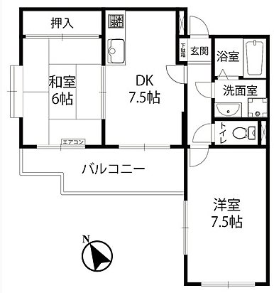 川崎市麻生区百合丘3丁目楽器可（ピアノ・弦・木管楽器）マンション 間取り