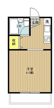立川市柏町2丁目楽器可(ピアノ・弦・木管楽器・声楽)マンション 間取り