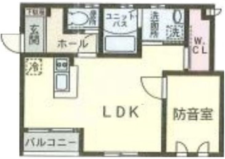 ポプラ俱楽部23 間取り