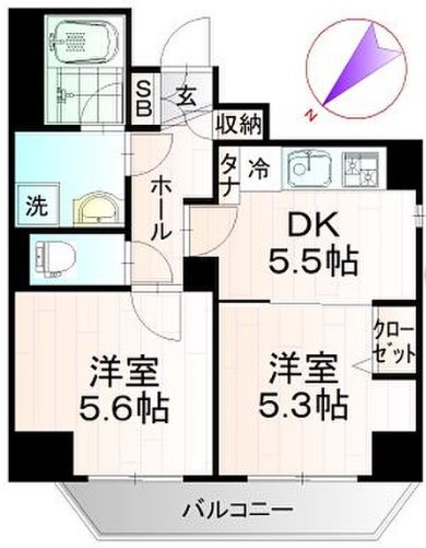 千代田区東神田1丁目楽器可（防音・24時間演奏可能・グランドピアノ・弦管打楽器・声楽・DTM）マンション 間取り