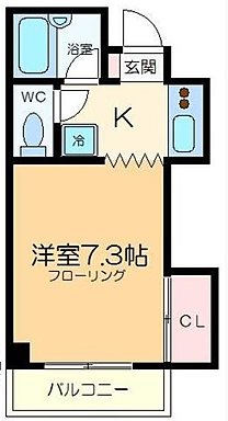 江東区北砂4丁目楽器可能(ピアノ・弦楽器)マンション 間取り