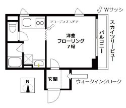 台東区池之端4丁目楽器可（ピアノ・弦楽器・声楽）マンション 間取り