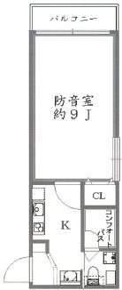 中野区若宮1丁目楽器可(防音・24時間演奏可能・グランドピアノ・弦・管楽器・声楽)マンション 間取り