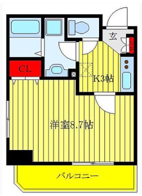 北区田端新町3丁目楽器可(防音・グランドピアノ・弦楽器・声楽)マンション 間取り