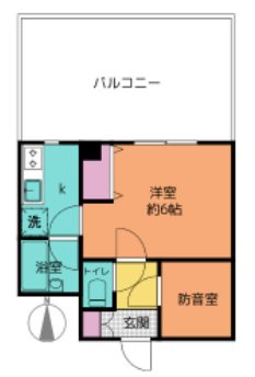 葛飾区西亀有2丁目楽器可(防音・グランドピアノ・弦・管楽器・声楽)マンション 間取り
