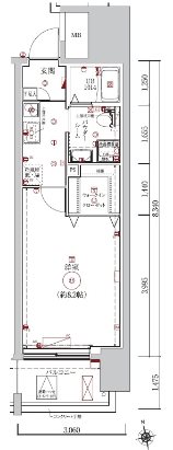 練馬区栄町楽器可(ピアノ・弦楽器・木管楽器)マンション 間取り