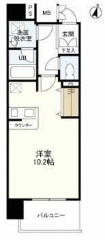 新宿区北新宿1丁目楽器可(防音・グランドピアノ・弦・木管楽器・声楽)マンション 間取り