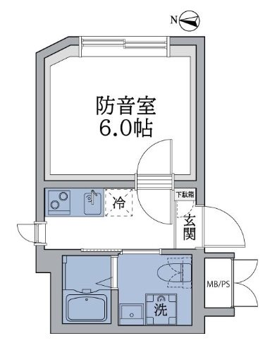 練馬区豊玉北4丁目楽器可(防音・24時間演奏・グランドピアノ・弦管楽器・声楽・DTM)新築マンション 間取り