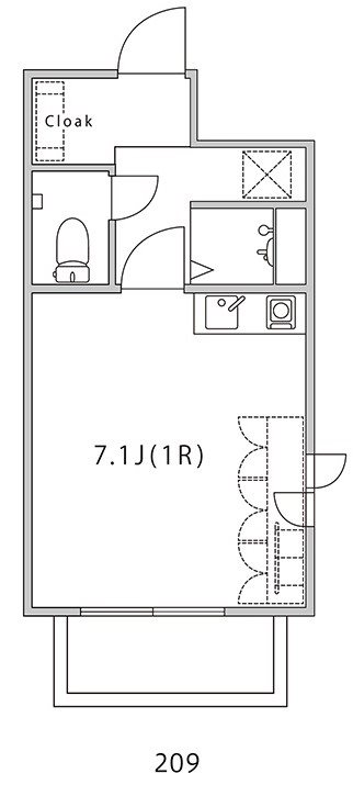 目黒区緑が丘2丁目楽器可(防音・24時間演奏・弦・管・打楽器・声楽・DTM)マンション 間取り