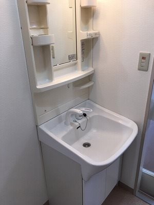 練馬区豊玉北3丁目楽器可(防音・グランドピアノ・弦楽器)マンション 洗面所