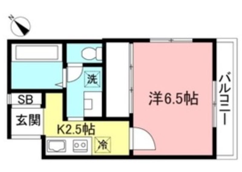 国分寺市内藤2丁目楽器可（ピアノ・弦・管・打楽器・声楽・DTMなどその都度相談）マンション 306号室 間取り