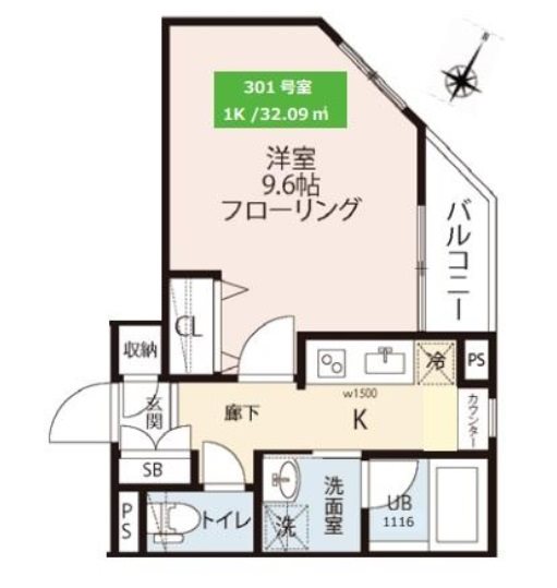 北区東十条2丁目楽器可（防音・電子ピアノ・弦管楽器・声楽・DTM）マンション 間取り