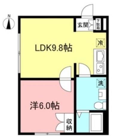 豊島区池袋本町2丁目楽器可(防音・ピアノ・弦管楽器・声楽・DTM)築浅マンション 間取り