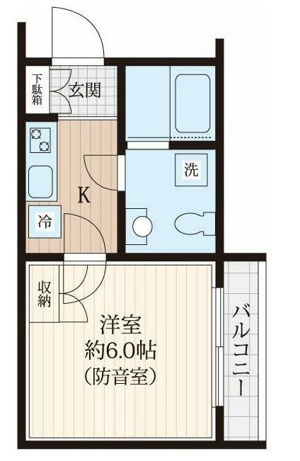 横浜市保土ヶ谷区宮田町2丁目楽器可（グランドピアノ・弦管楽器・木管楽器・金管楽器・声楽・DTM）マンション 間取り