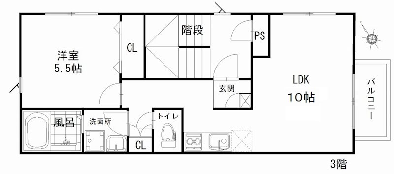 品川区小山6丁目楽器可(防音・ピアノ・弦楽器・木管楽器・声楽・DTM)マンション 間取り