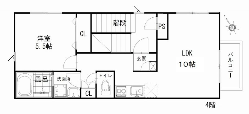 品川区小山6丁目楽器可(防音・ピアノ・弦楽器・木管楽器・声楽・DTM)マンション 間取り