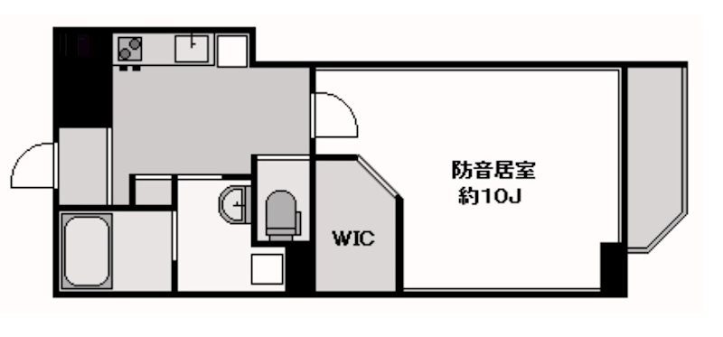 豊島区北大塚3丁目楽器可(防音・グランドピアノ・弦管楽器・声楽・DTM)マンション 間取り