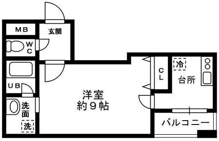 府中市宮町2丁目楽器可(防音・グランドピアノ・弦・管楽器・声楽)マンション 間取り