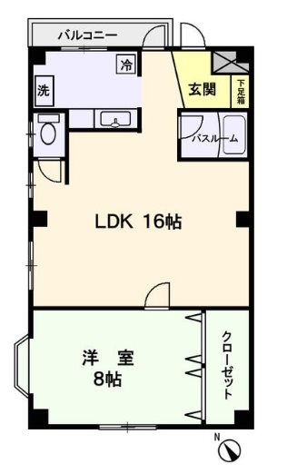 目黒区柿の木坂3丁目楽器可（グランドピアノ・弦楽器その都度相談）マンション 間取り