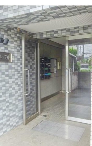 所沢市東住吉楽器可(グランドピアノ・弦・管・打楽器その都度楽器相談)マンション エントランス