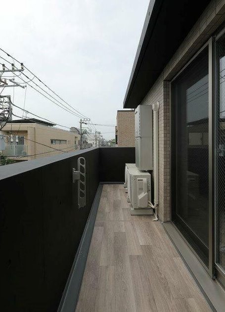 武蔵野市吉祥寺本町４丁目楽器可（防音・グランドピアノ・弦管楽器・声楽・DTM）マンション ベランダ