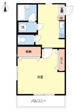 板橋区小茂根5丁目楽器可（ピアノ・弦楽器）アパート 間取り
