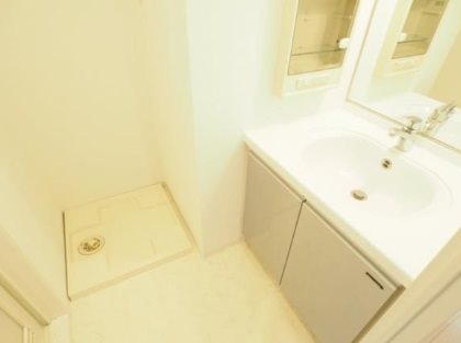 豊島区西池袋5丁目楽器可(消音機能付きアップライトピアノのみ）マンション 洗面所