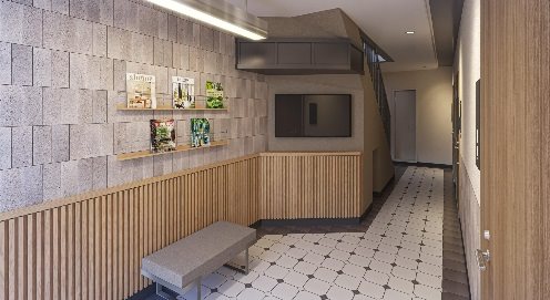 世田谷区下馬1丁目楽器可（防音・24時間演奏・グランドピアノ・弦管打楽器・声楽・DTM）新築マンション ロビー