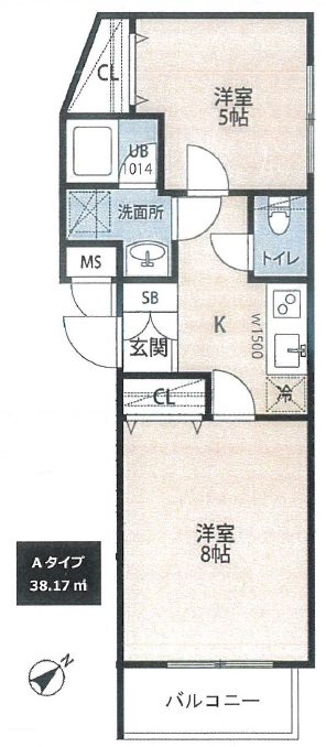 中野区江原町２丁目楽器可（防音・グランドピアノ・弦管楽器・声楽・DTM）築浅音楽マンション 間取り