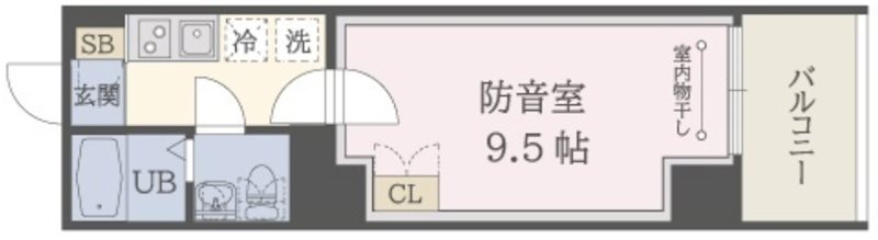 横浜市南区永楽町1丁目楽器可(防音・24時間演奏・弦管楽器・声楽・DTM)マンション 間取り