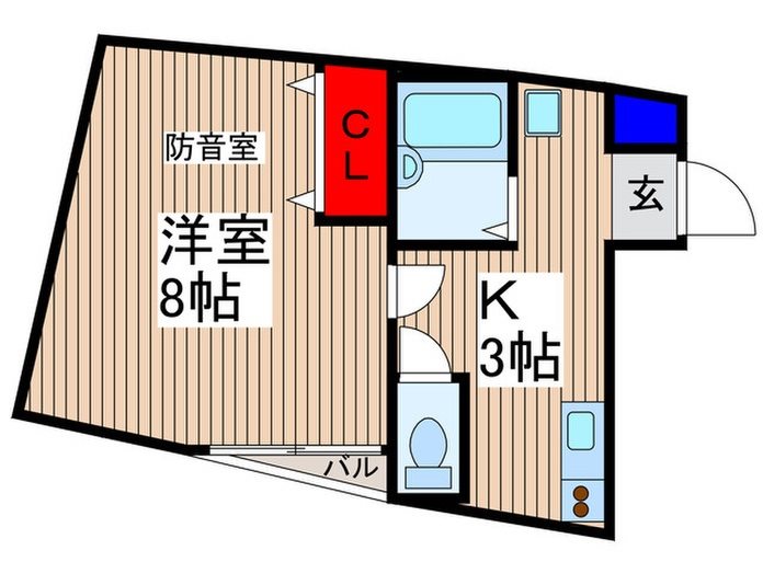 所沢市日吉町楽器可（防音・24時間演奏・グランドピアノ・弦・木管楽器・声楽DTM）マンション 間取り