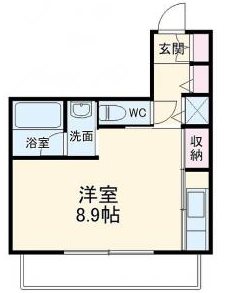川崎市多摩区宿河原4丁目楽器可（グランドピアノ・弦・木管楽器）女性専用マンション 101号室 間取り